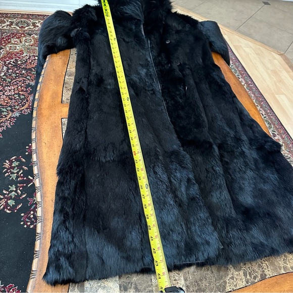 Authentic Theory Raccoon Rabbit Reversible Fur Coat - Picture 9 of 14